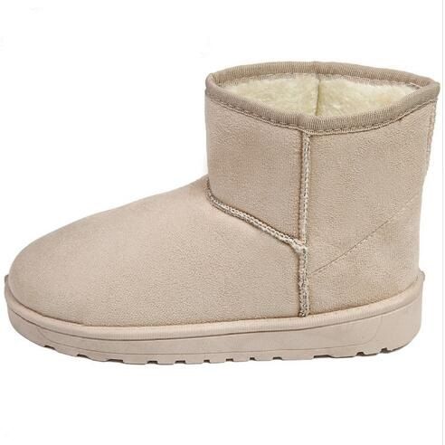 2019 de invierno Botas de tobillo de nieve moda Tallas Botines planos