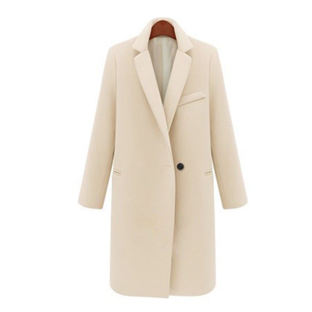 beige wool coat womens