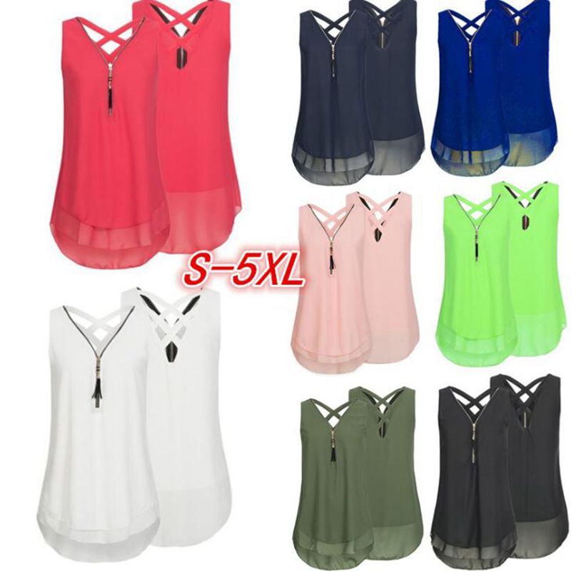 ladies plus size vest tops