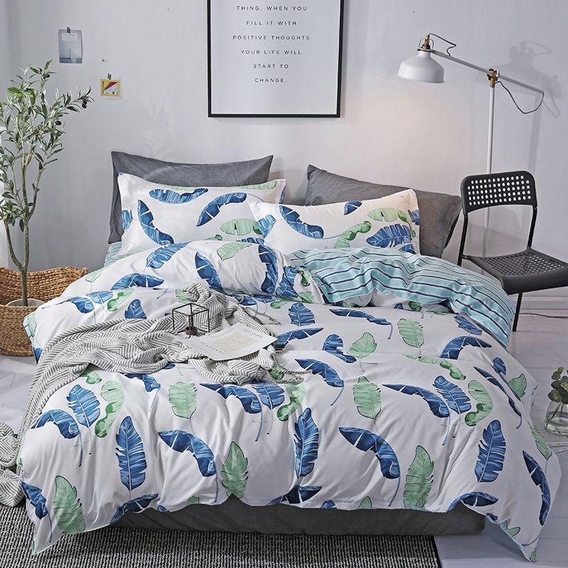 Lovely Feather Duvet Cover Bed Sheet Pillowcases Set 3 Or Bedding