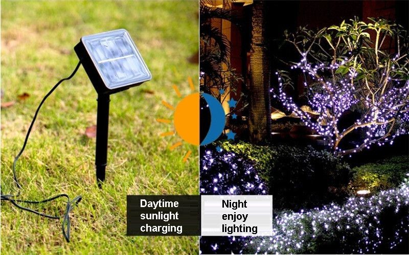 100 Leds Solar Power Fairy Light Led String Lamp Party 100 Leds Solar Power Fairy Light Led