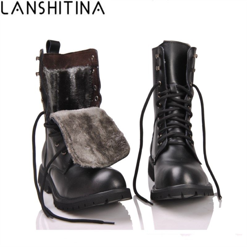 warm combat boots