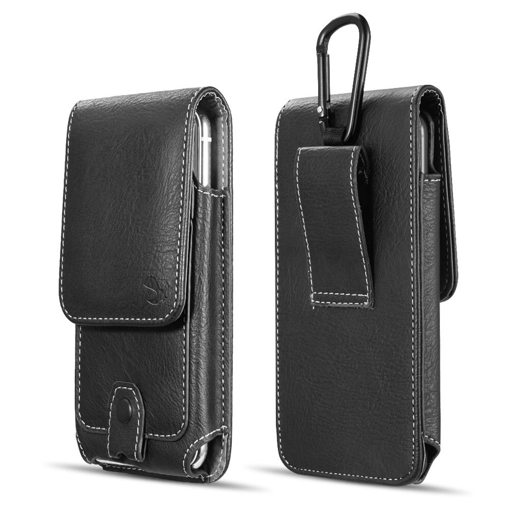 Compre Luxo Coldre Cintura Homem Flip Leather Case Capa Bolsa Bolsa De  Telefone Celular Case Para Iphone 8 X Plus Samsung S8 S9 Além De De  Jwp_com, $15,6 | Pt.Dhgate.Com
