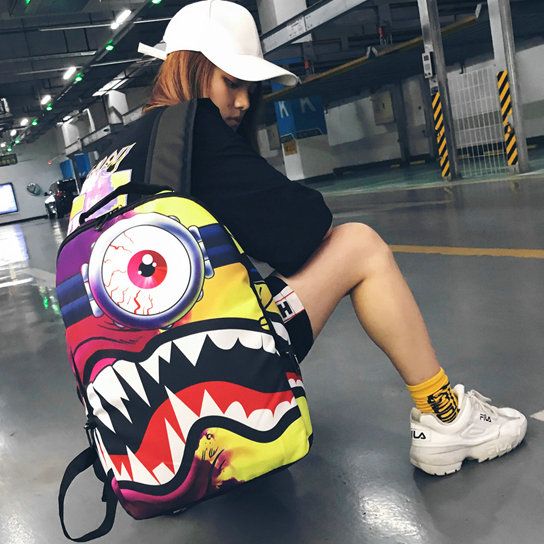 Compra Ciclopía Monstruo Mochila S Diseño De Mochila Boca De Tiburón Mochila  Bolsa De La Escuela Spray Deporte Mochila Mochila Al Aire Libre Barato |  Entrega Rápida Y Calidad | Es.Dhgate