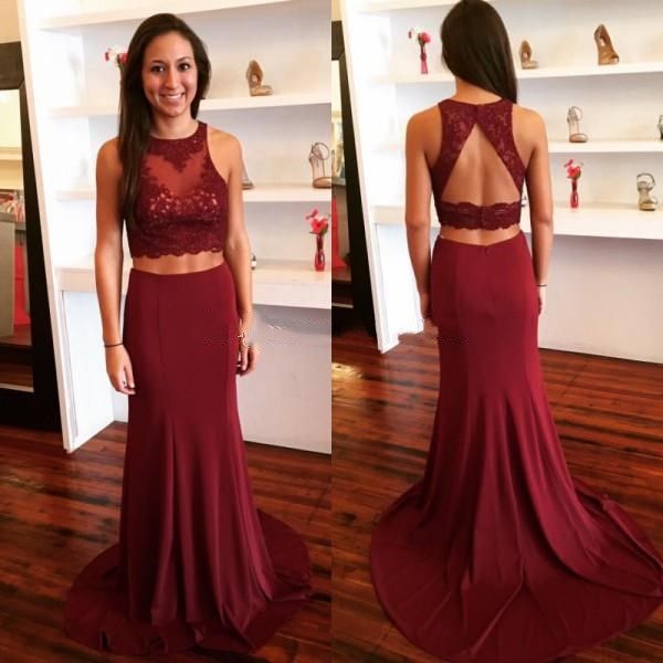 Backless one deals piece party wear