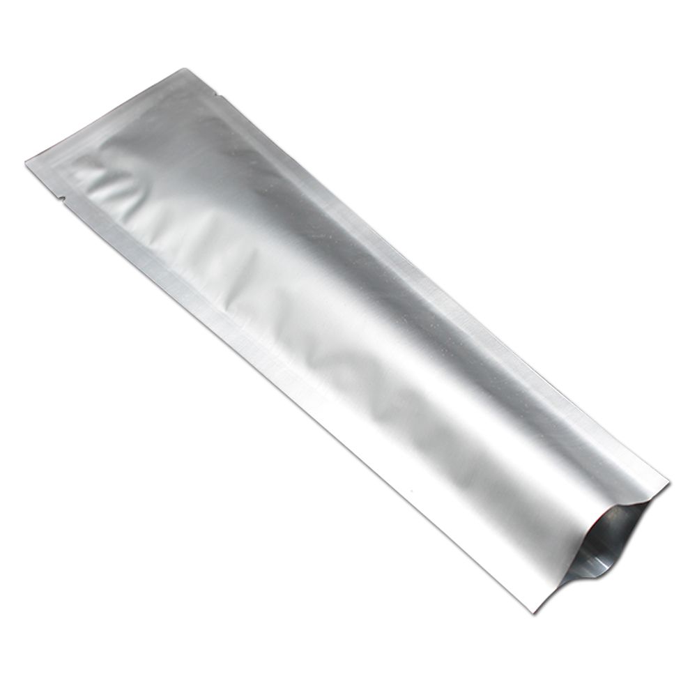 100pcs Lot Multi Sizes Open Top Vacuum Foil Heat Sealable Storage Mylar Packing bag for Candy
