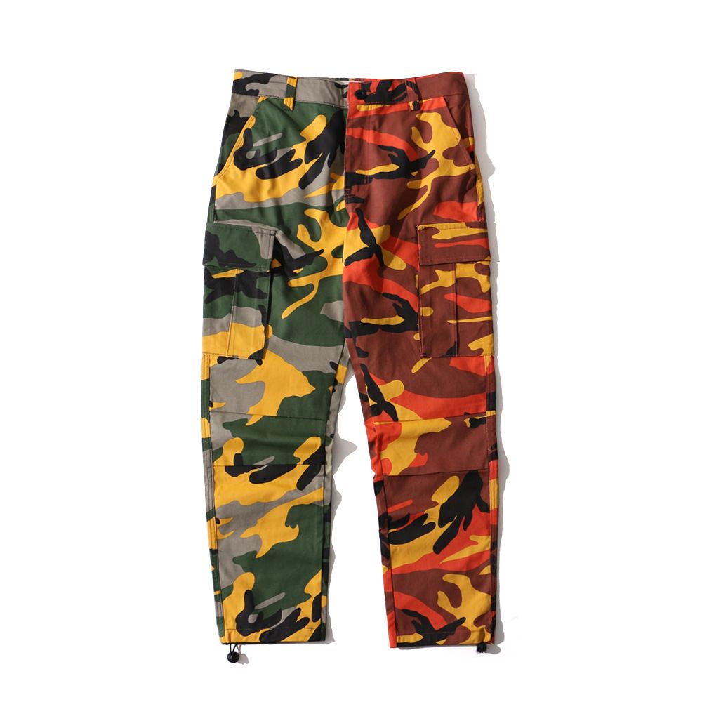 Acquistare Two Tone Camo Cargo Pants Uomo Fashion Baggy Tactical Pantaloni  Hip Hop Casual Multi Pocket Pant Camouflage Streetwear 2018 Primavera  Economico | Consegna Veloce E Qualità | It.Dhgate