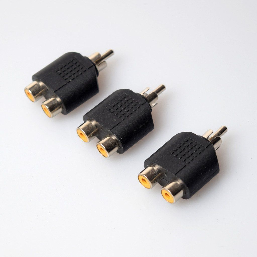 Enchufe de aviación hembra a hembra RCA Cable Adaptador De Cámara De Reversa