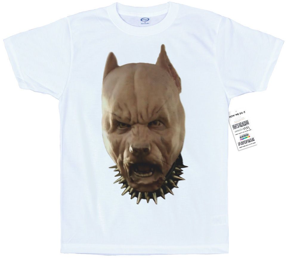 TEE SHIRT PITBULL DOG CHIEN PIT STAFF BULL du S au XXL