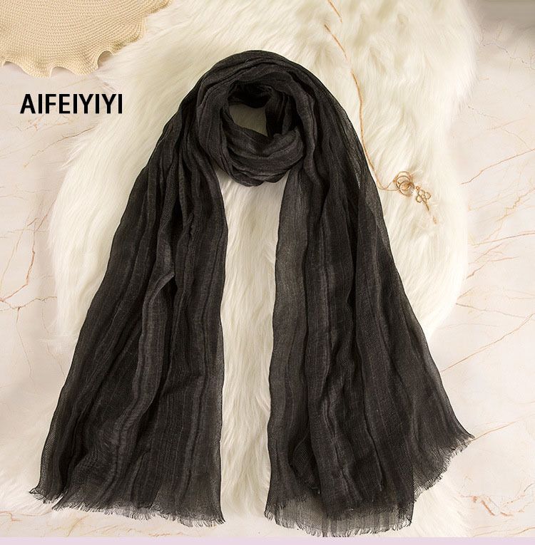 cotton crinkle scarf