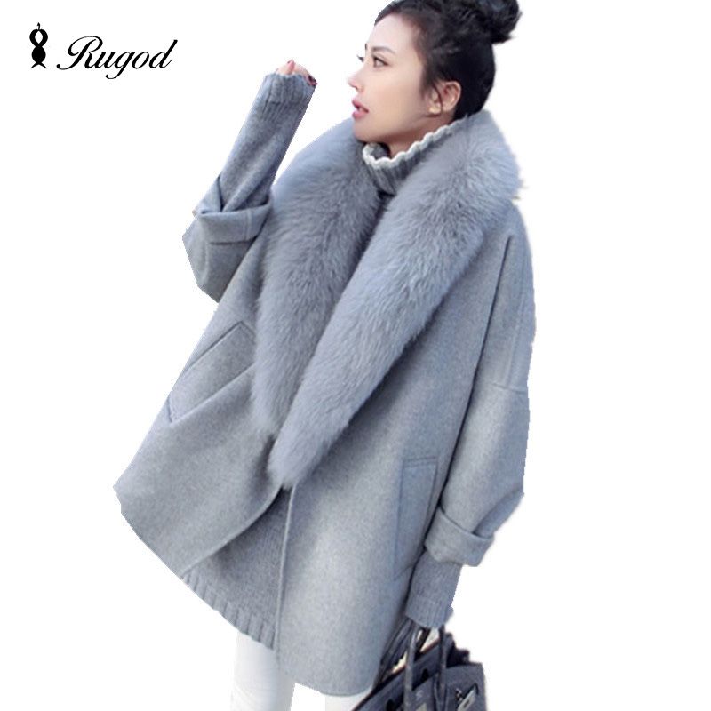 Elegant Women Winter Wool Coats Fur Collar Plus Size Grey Warm Loose Woolen Coat Fashion Thicken Long Jackets Casaco Feminino From Silan 48 63 Dhgate Com Elegant Women Winter Wool Coats Fur, Fur Collar Coat Womens Plus Size