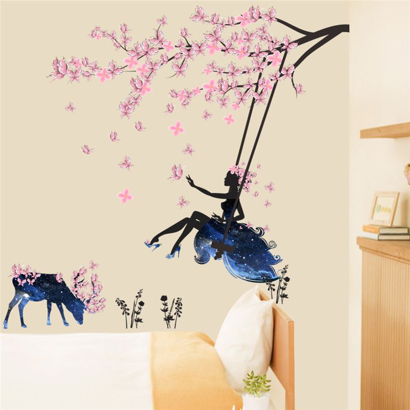 pink wall stickers