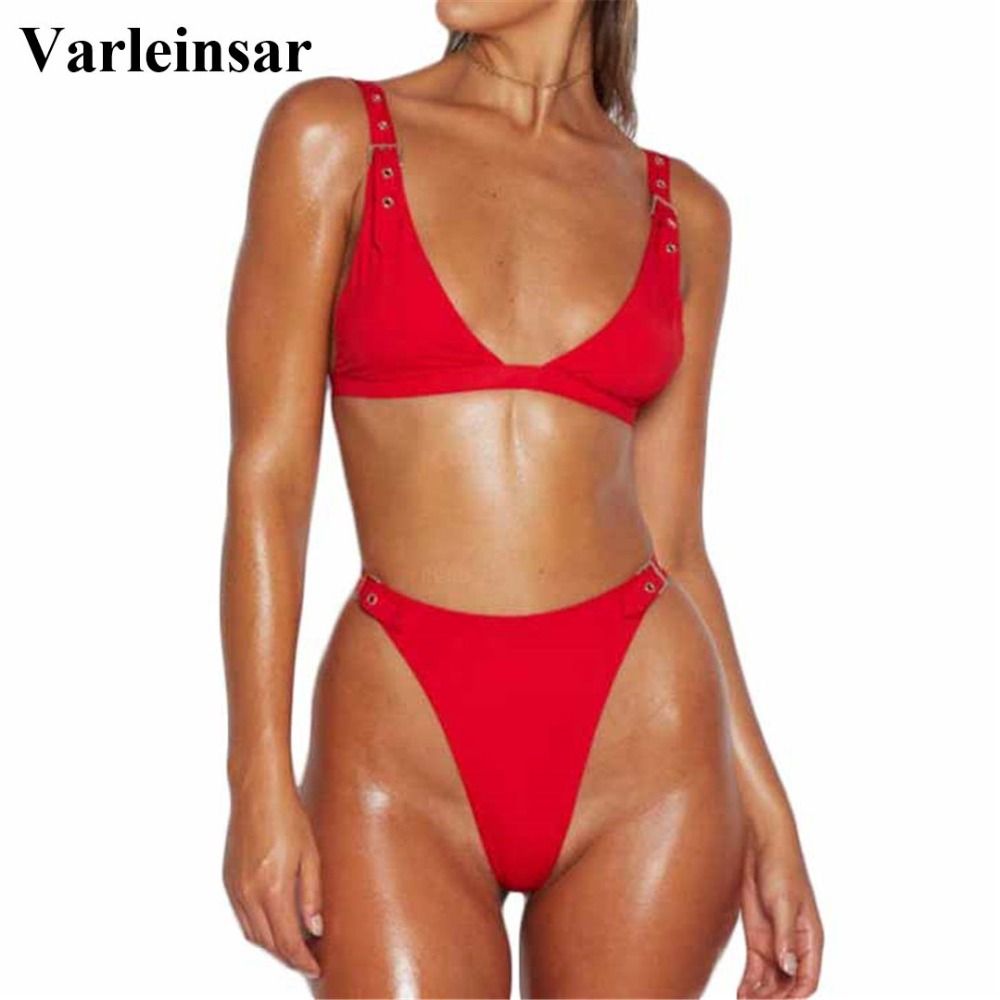 thong swimwear high waisted