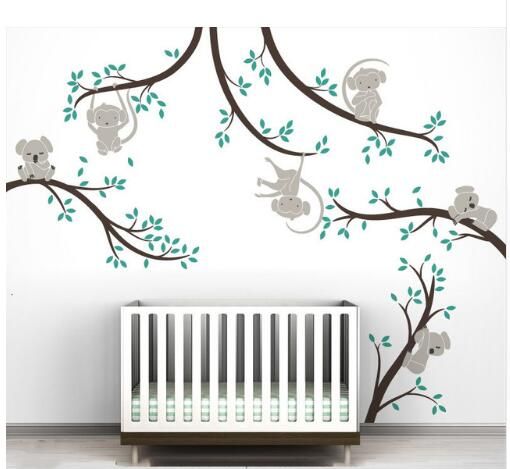Compre Envio Gratis Mono Y Ramas De Arboles De Koala Etiqueta De