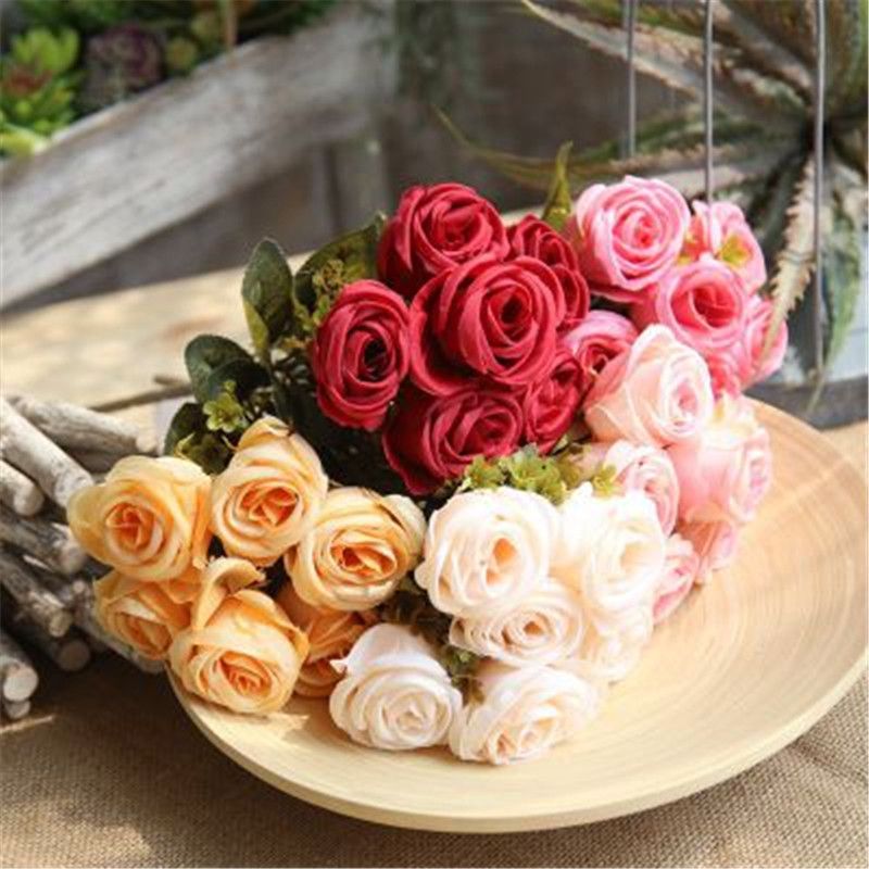 2021 Romantic Flowers Wedding Bouquet Handmade Artificial Flowers Rose Bouquet Bridal Bouquet For Dream Wedding From Linmanflower 2 7 Dhgate Com