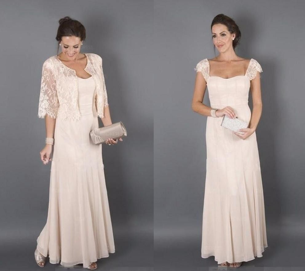 champagne colored mother of the groom dresses