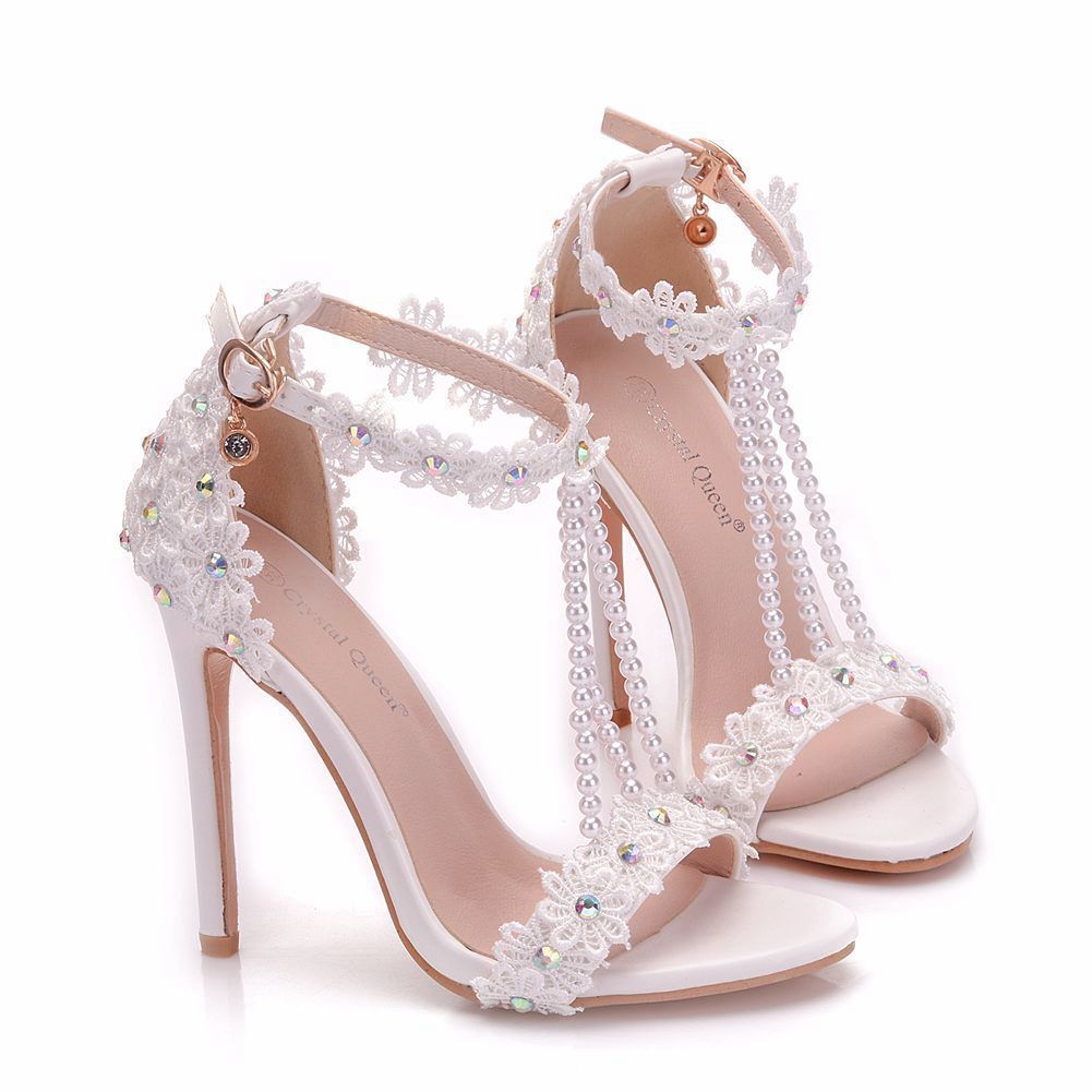 scarpe da sposa aperte