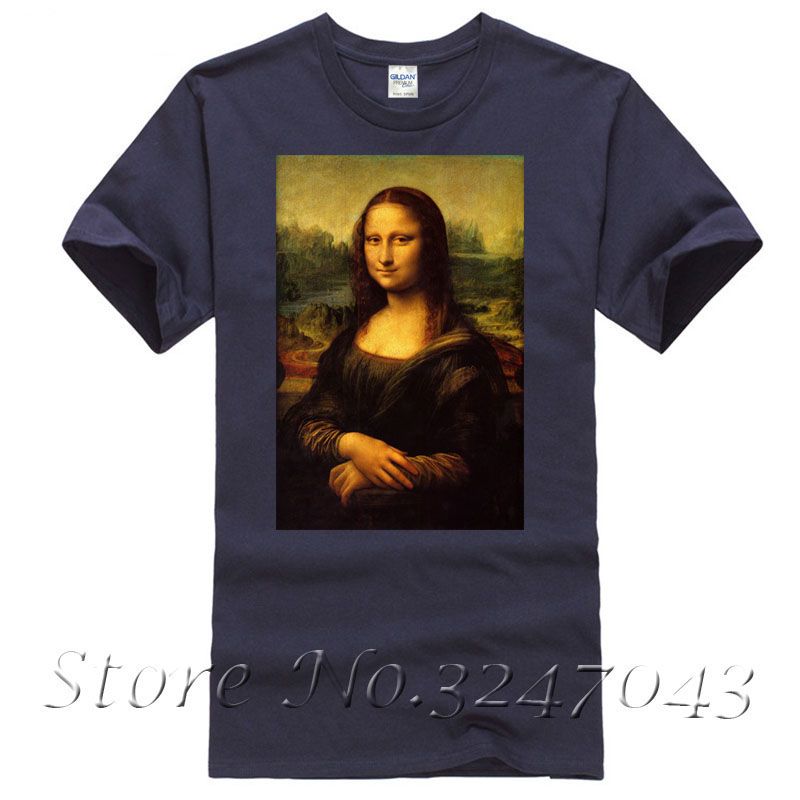 Señor discordia Optimista Camiseta Mona Lisa La Gioconda De Leonardo Da Vinci Camiseta Hombre De  12,01 € | DHgate