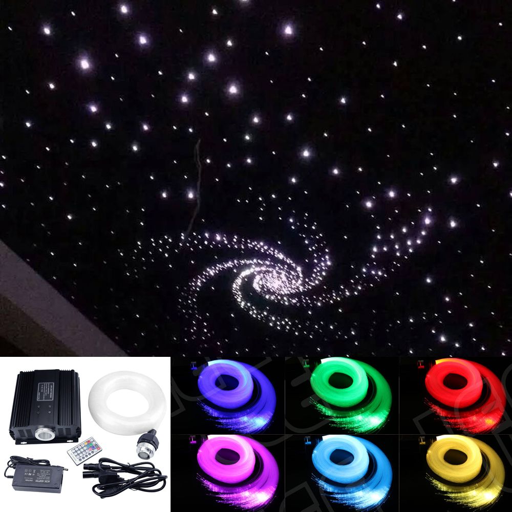 2019 New Dmx Colorful Fiber Optic Star Light Ceiling Kit Light 0 75mm 1mm 1 5mm 2mm 4m 45w Rgb Led Light Engine 28key Remote From Dison1988