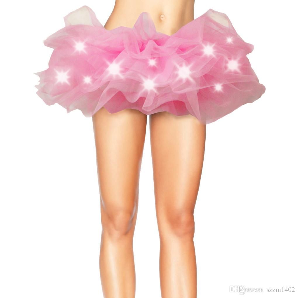 Shops Led Light Up Rainbow Neon Tutu One Size LED Lights