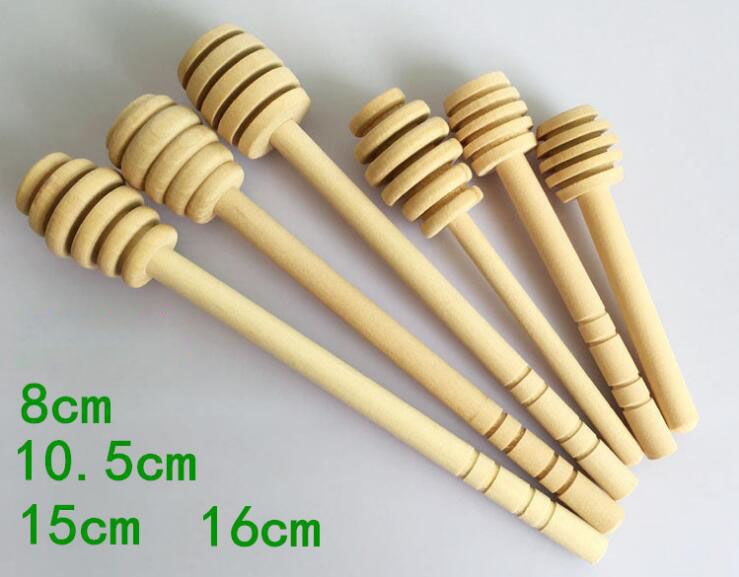 Food Stirrer 8cm 10cm 15cm 16cm Long Mini Wooden Honey Stick Honey