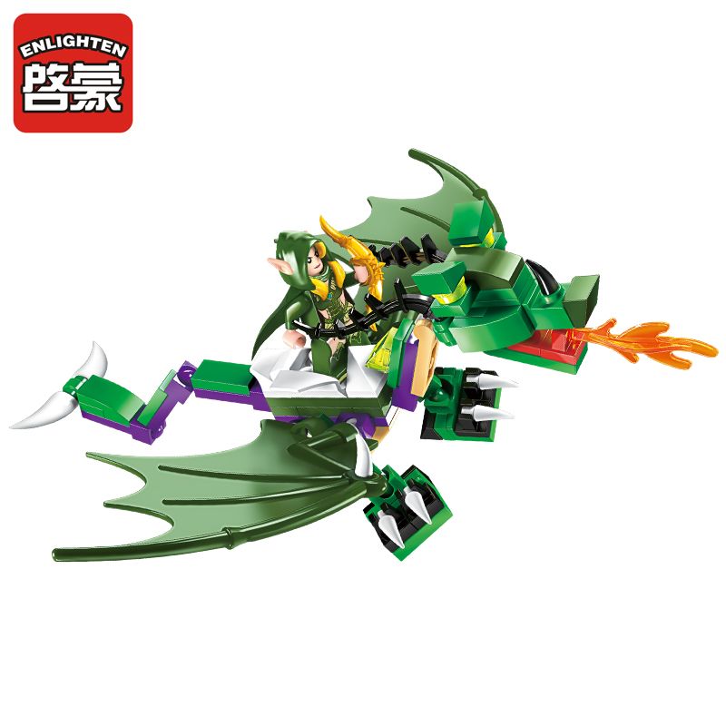 Enlighten Glory War Education Building Blocks Toy Castle Knigh Heroes Ship Hawk
