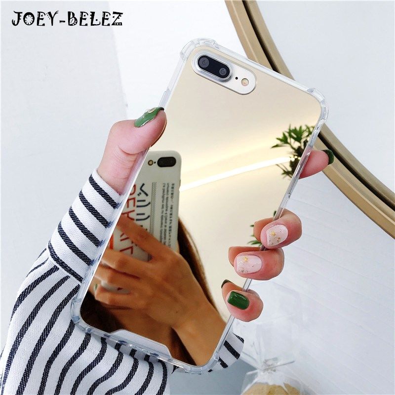 Mirror Phone Cases For Iphone 7 8 Plus Tpu Back Protect Case For Iphone X 6 6 S 8 Plus Cover Reflect Girly Cute Case Capa Coque From Super006 0 66 Dhgate Com