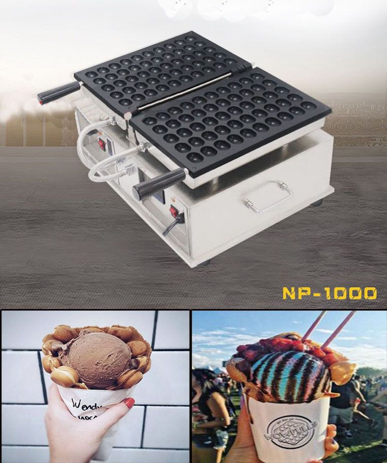 2021 New Japanese Egg Waffle Maker Machine Commercial Egg Waffle Machine Waffle Maker Small