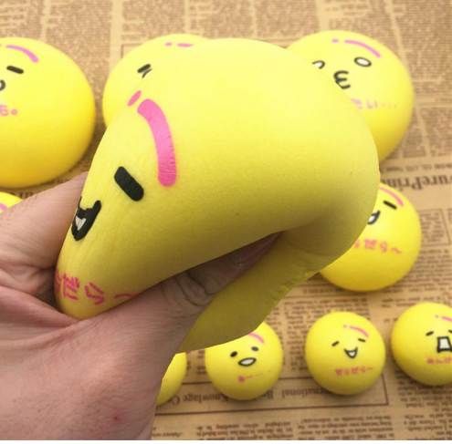 Squishy Squeeze Stress Reliever Soft Face Yellow Bun Perfumado Slow Ri Squishy Squeeze Stress Reliever Soft Face Yellow Bun Perfumado Slow Ri
