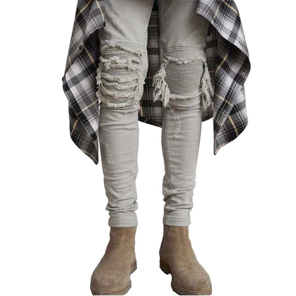 white skinny jeans mens ripped
