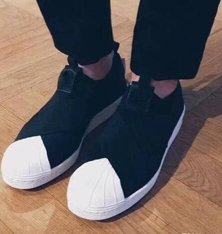 women's superstar slipon w sneaker running shoe