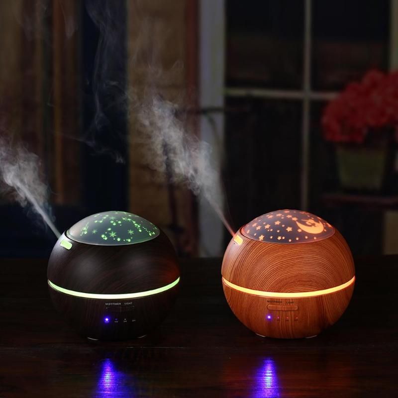 Smart Car Air Freshener, Essential Oils Atomizer, 150ML Perfume Lasts 300  Days, Car Diffuser with Star Projector and Flame Ambient Mood Light