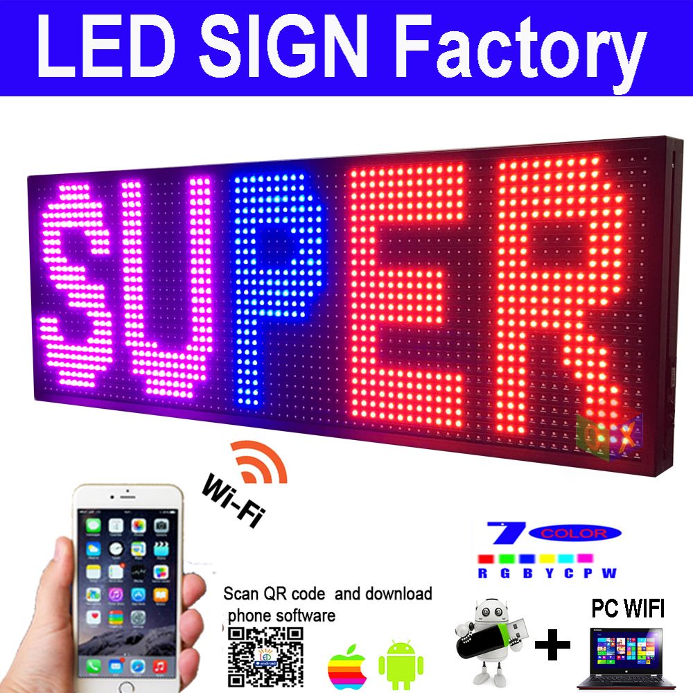 programmable led sign board