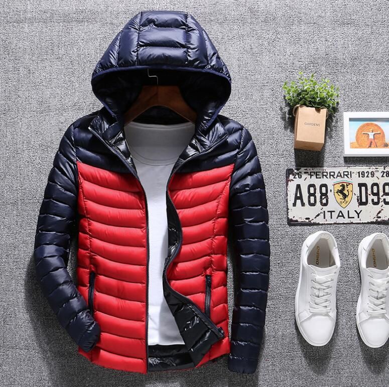 nike hooded down jacket men's