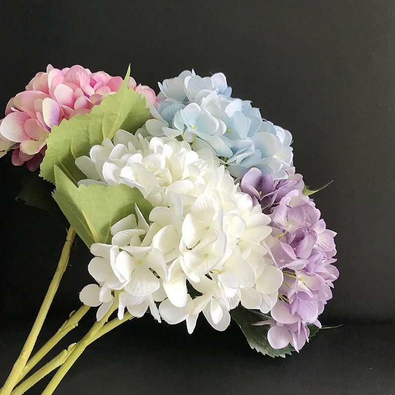 Artificial Real Touch Flowers Big Hydrangea Flower 7 5 Inch Silk Flowers Fake Flower Bouquet For Wedding Table Centerpieces Home Party Decor Canada 2021 From Dgc Bongs Cad 1 9 Dhgate Canada