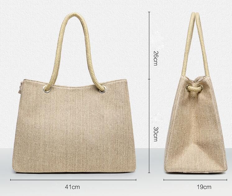 beach jute bolsa