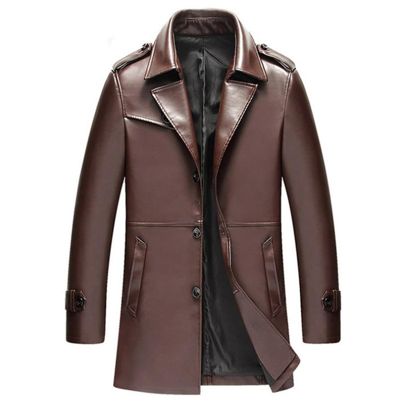 formal leather jacket