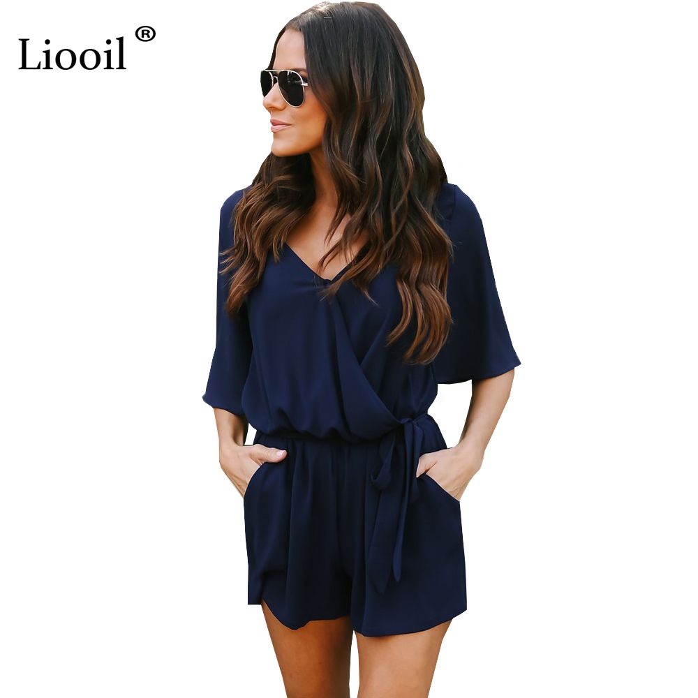 dark blue playsuit
