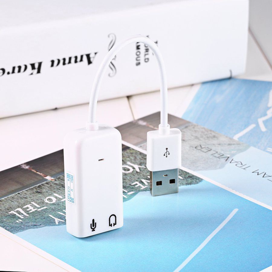 External USB Audio Sound Card Adapter 3D VIRTUAL 7.1CHANNEL For PC LAPTOP WIN7 8
