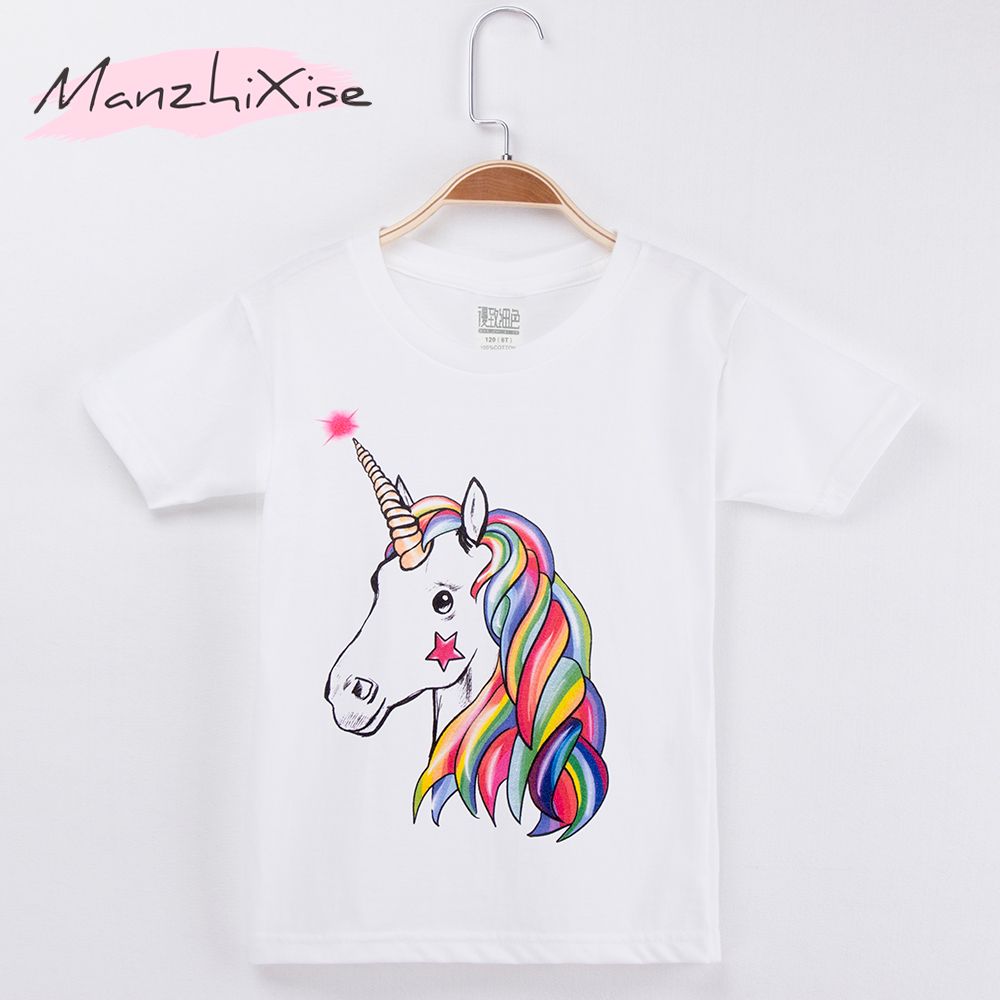unicorn print t shirt