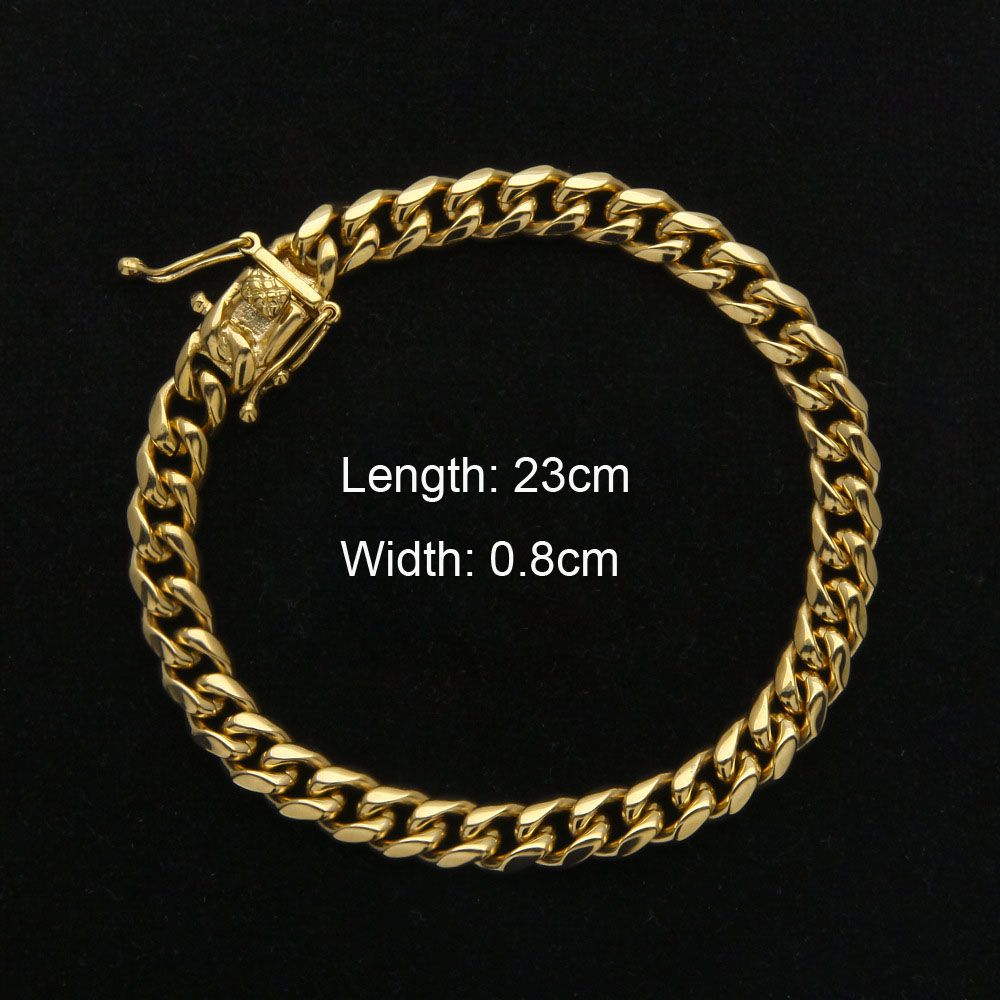 Bracelet-Gold-8mm