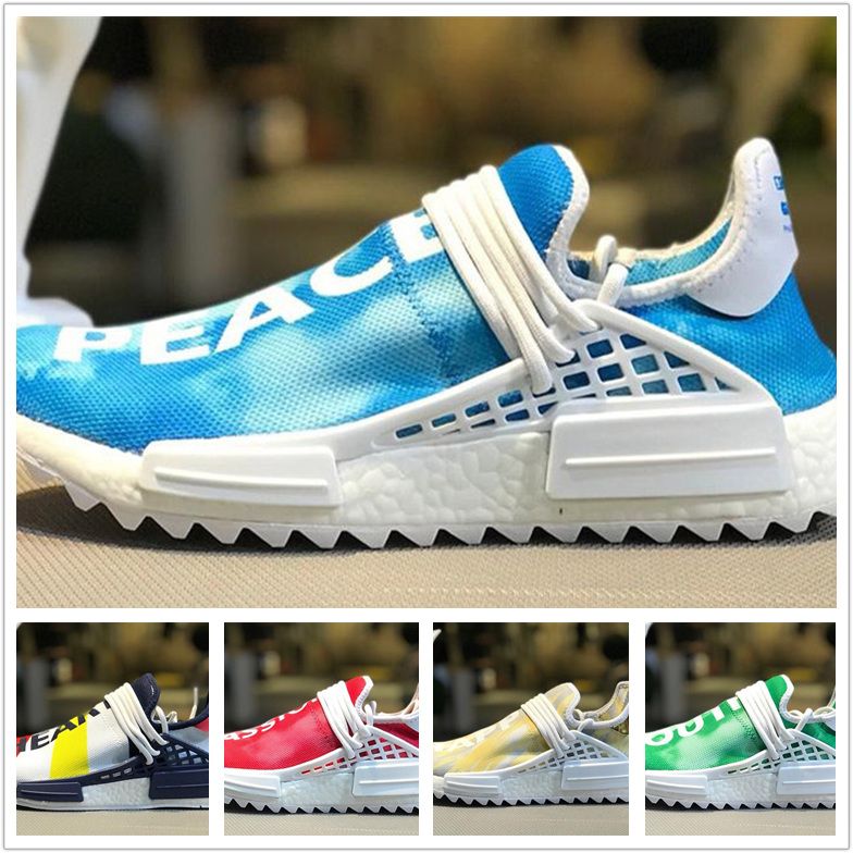 human race blue shoes