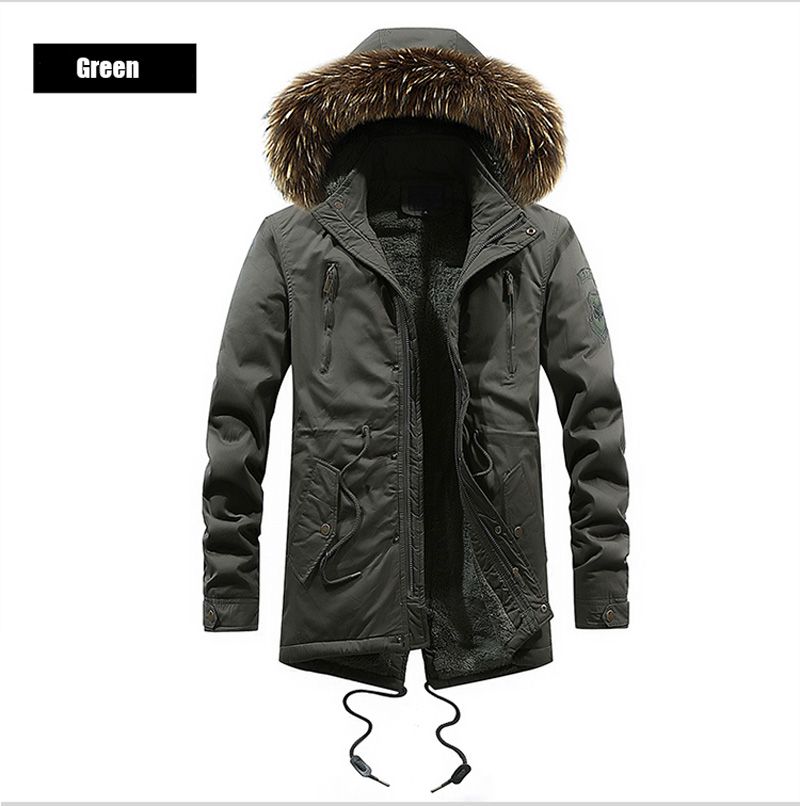 slim fit parka