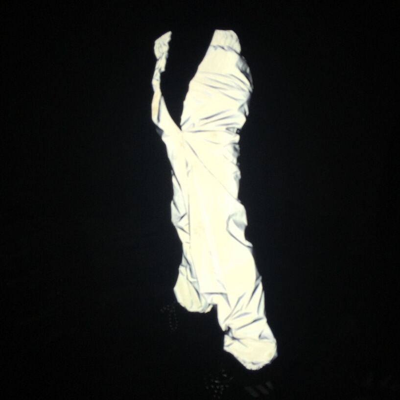 Rainbow Colorful Mens Reflective Pants Hip Hop Streetwear Night Light Jogger New