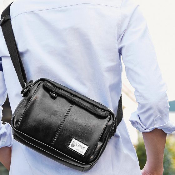 Bolso De Mensajero De Hombro Impermeable Pu Hombres Carga Us Bolso De Mensajero De Hombro Impermeable Pu Hombres Carga Us