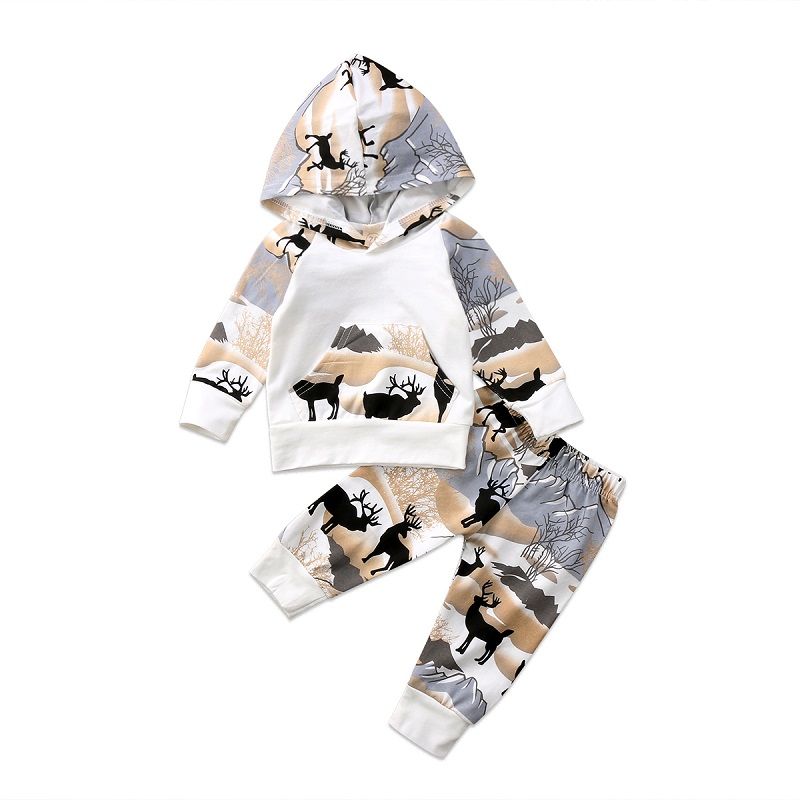 deer print baby clothes