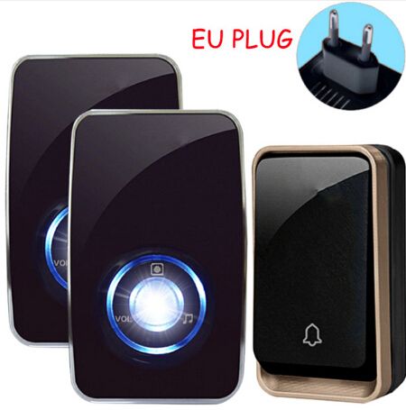 satin al kendinden su gecirmez kablosuz kapi zili gece isigi sensoru yok pil ab tak akilli kapi bell 1 2 dugme 1 2 alici tl176 9 dhgate comda