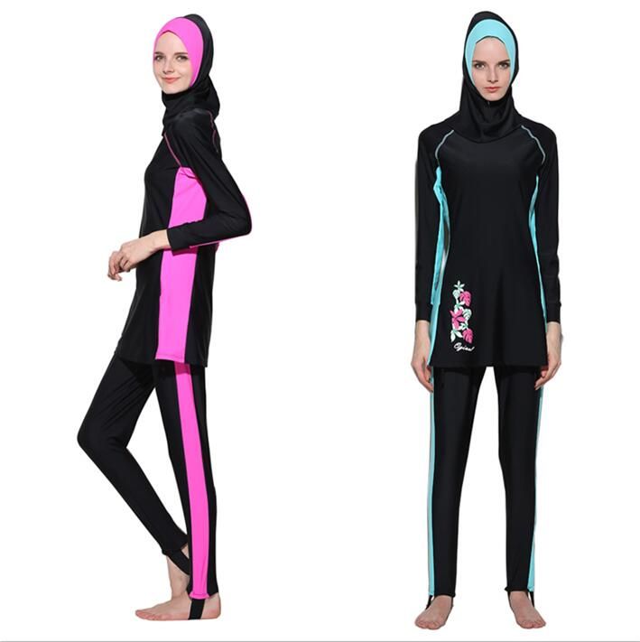 Les filles musulmanes Maillot de Bain Islamique enfants Swimwear Modeste burqini Natation beachweara 