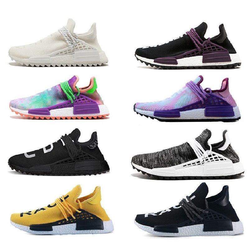 Pharrell x adidas NMD Human Race men white shoes