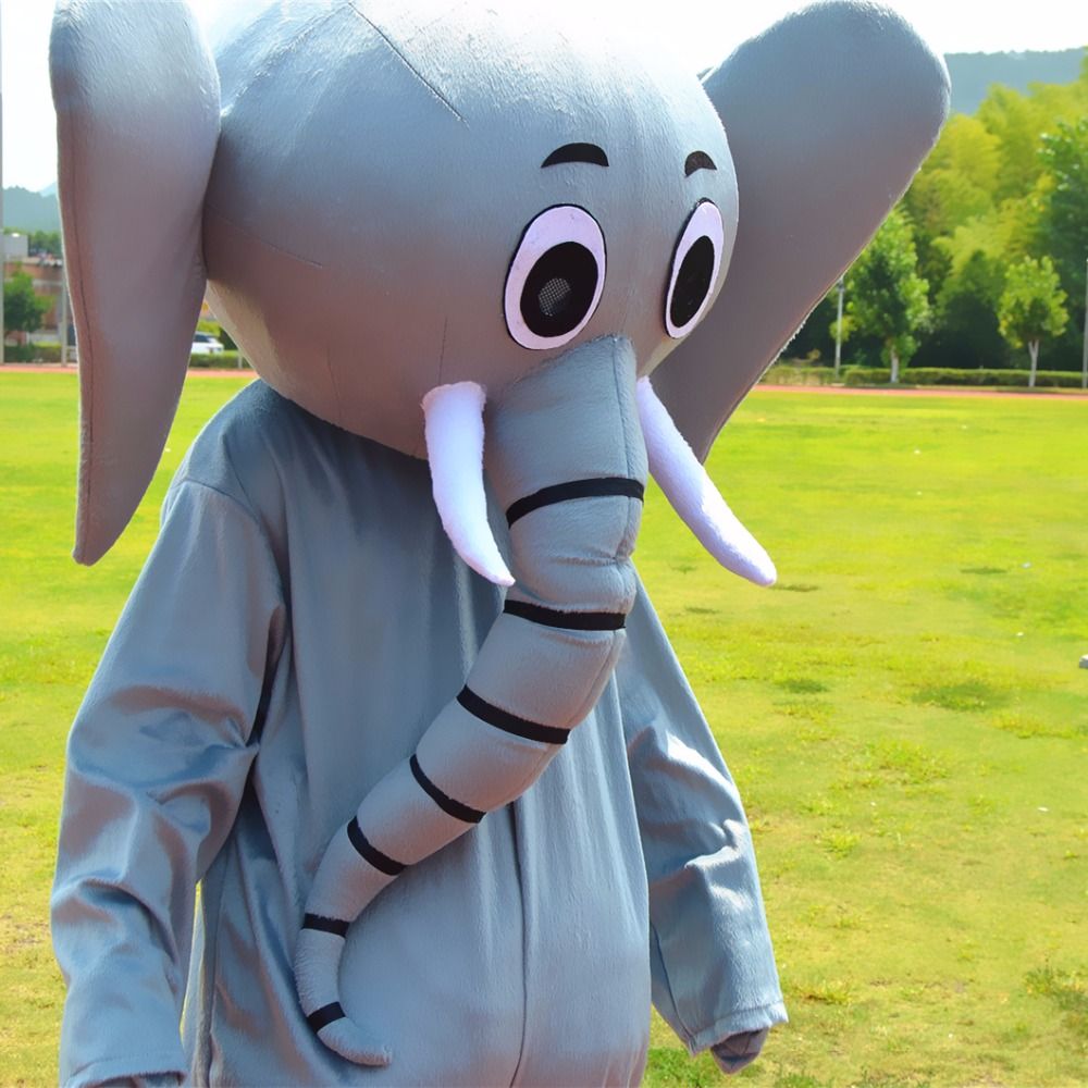 2018 Zoo Party Elephant Mascot Costumes Professional Long Nose And Big Ear Elephant Fancy Dress Cardinal Mascot Costumes Make A Mascot Head From Superiorqualityservi 140 11 Dhgate Com